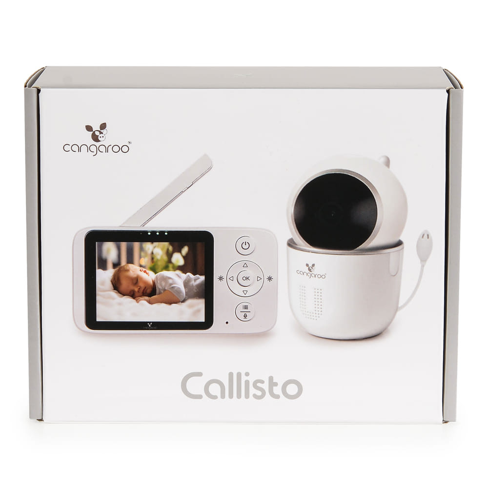 CALLISTO bébimonitor, bébiőr LCD 7cm kijelzővel FEHÉR