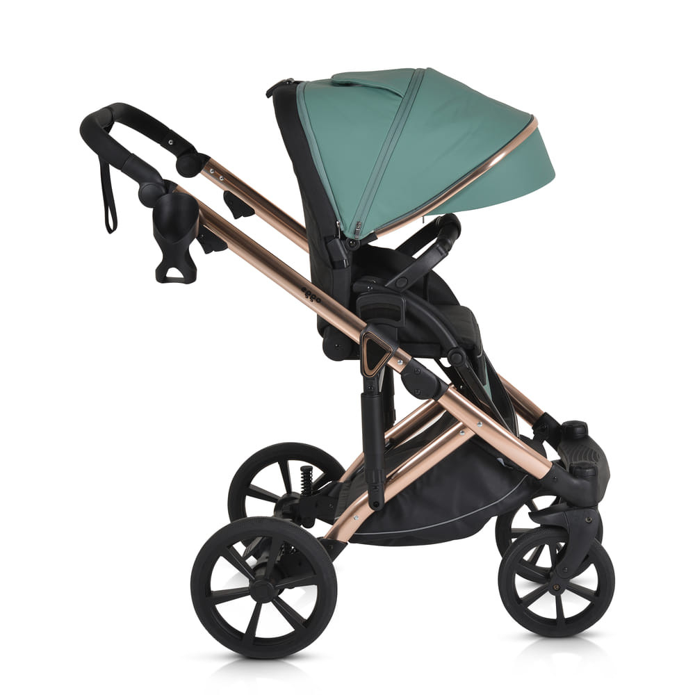 Cangaroo EGGO Prémium 3in1 multifunkciós babakocsi Emerald Zöld