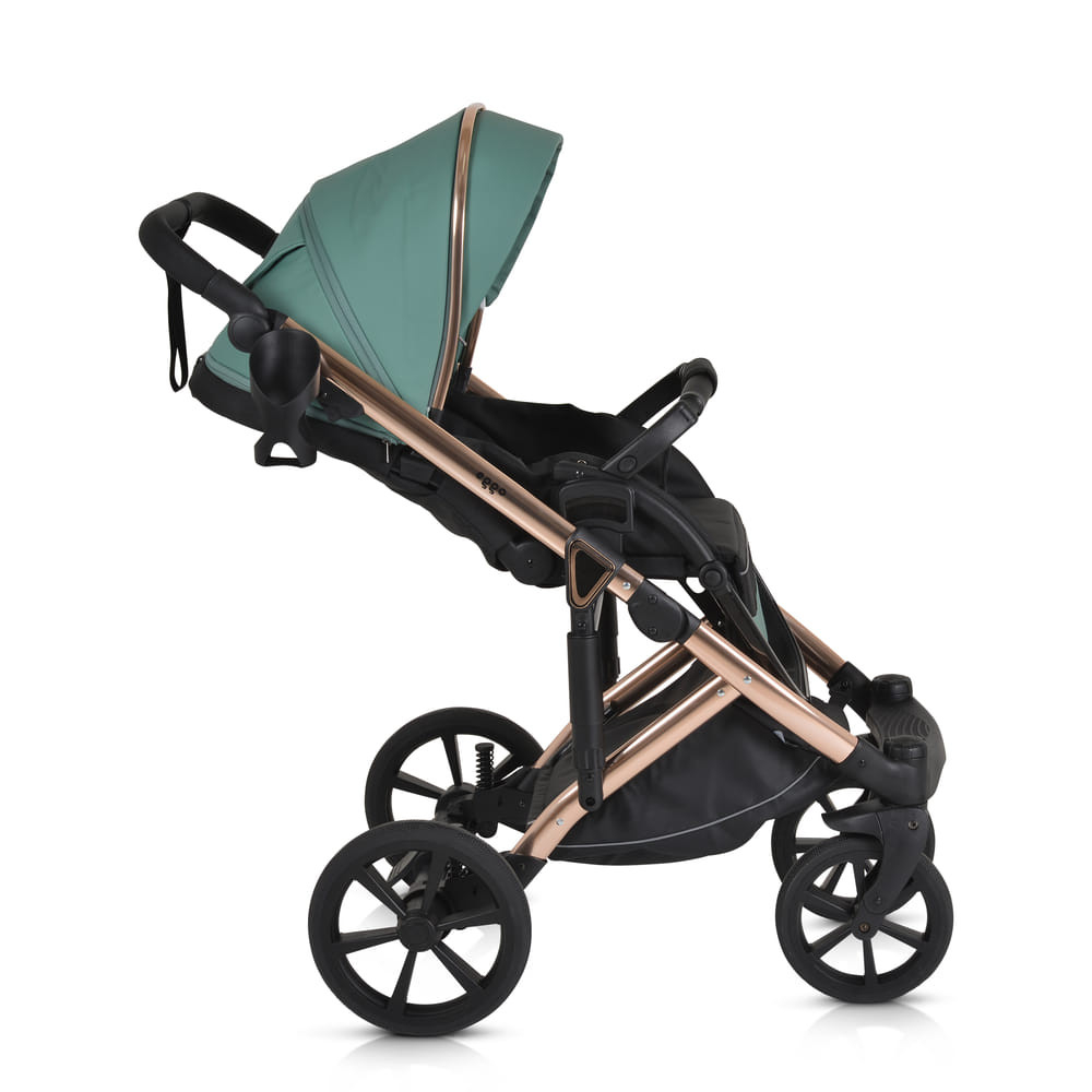 Cangaroo EGGO Prémium 3in1 multifunkciós babakocsi Emerald Zöld