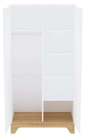 Lumina White 2 osztású szekrény