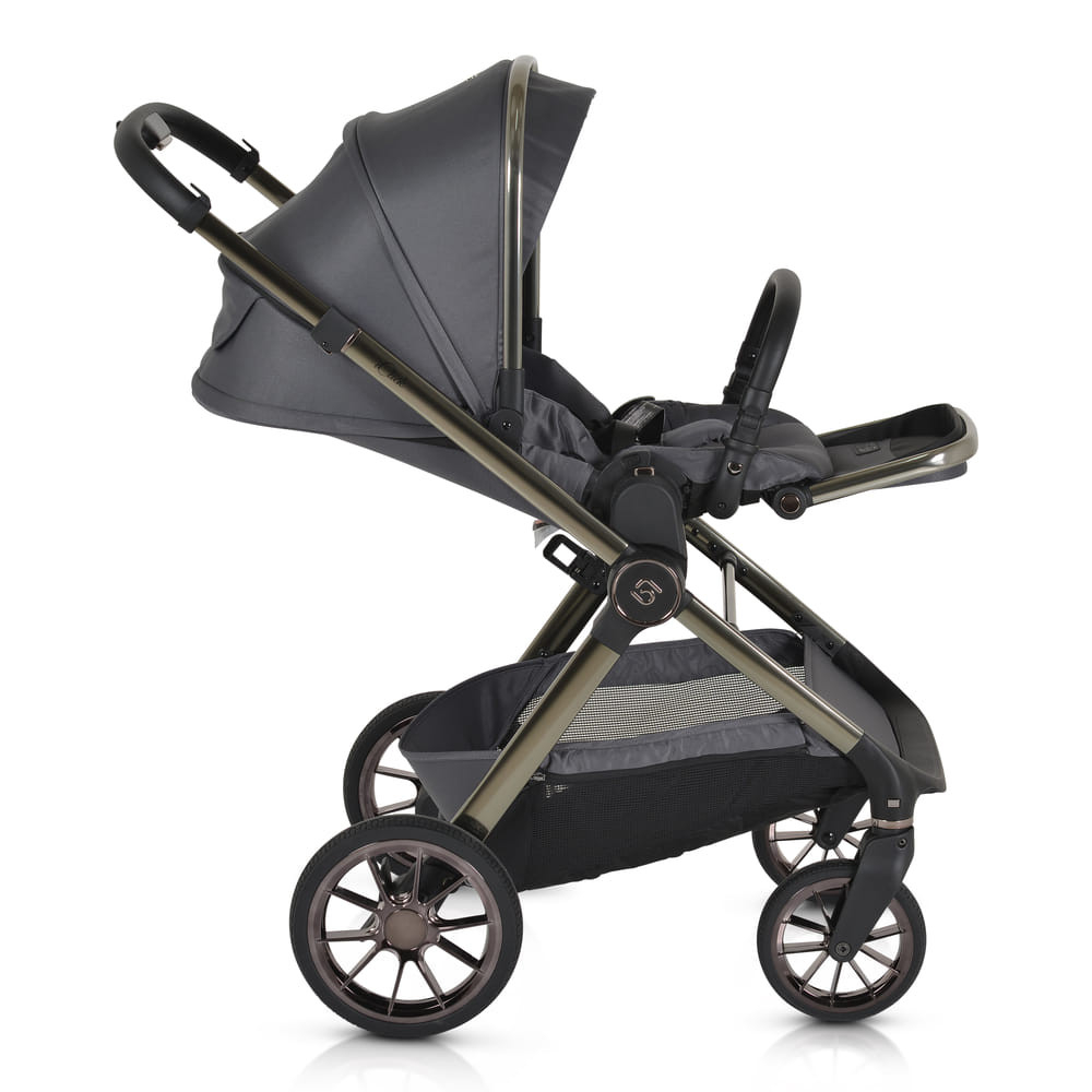 Cangaroo IClick Set 3in1 multifunkciós babakocsi Szürke