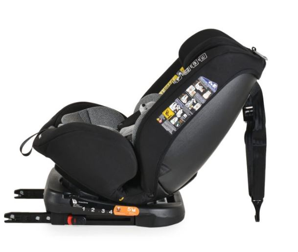i-MAXX autós ülés, isofix, forgatható, 2 plüss+párna 40-150cm pink