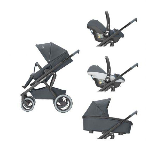 Maxi Cosi Lila XP 3in1 Multifunkciós babakocsi Essential Graphite