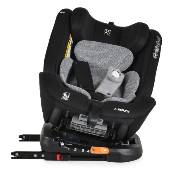 Moni i-MAXX autós ülés, isofix, forgatható 40-150cm SZÜRKE