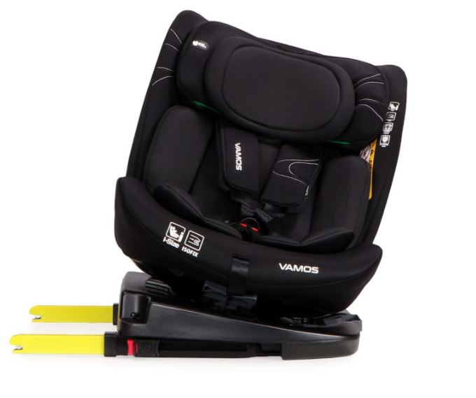 VAMOS autós ülés 40-150 cm 360 forgatható FEKETE