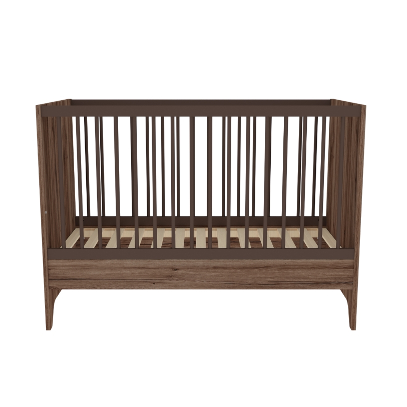 Nest Walnut 120 as babaágy átalakítható 