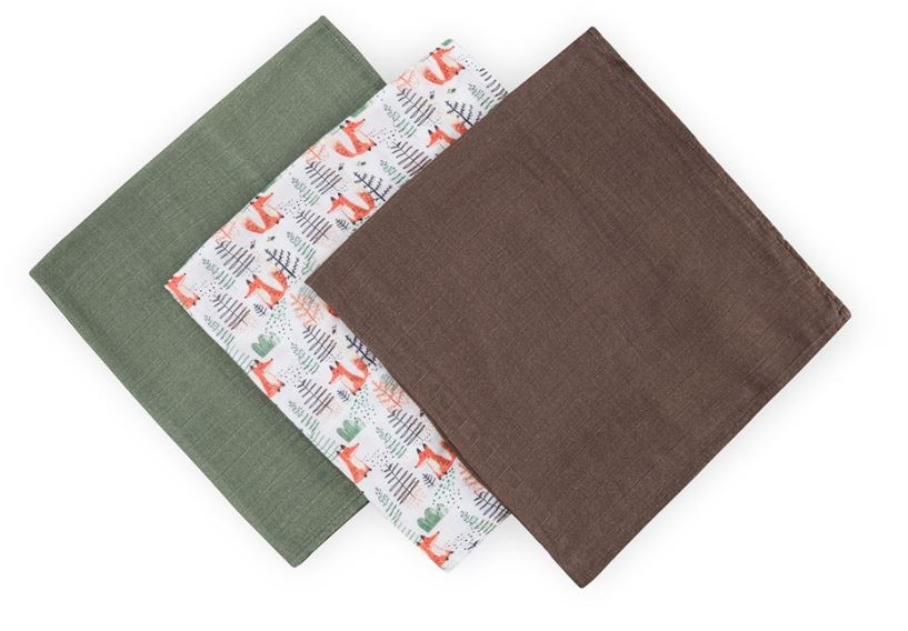Petit&Mars 3db-os bambusz textil pelenka 